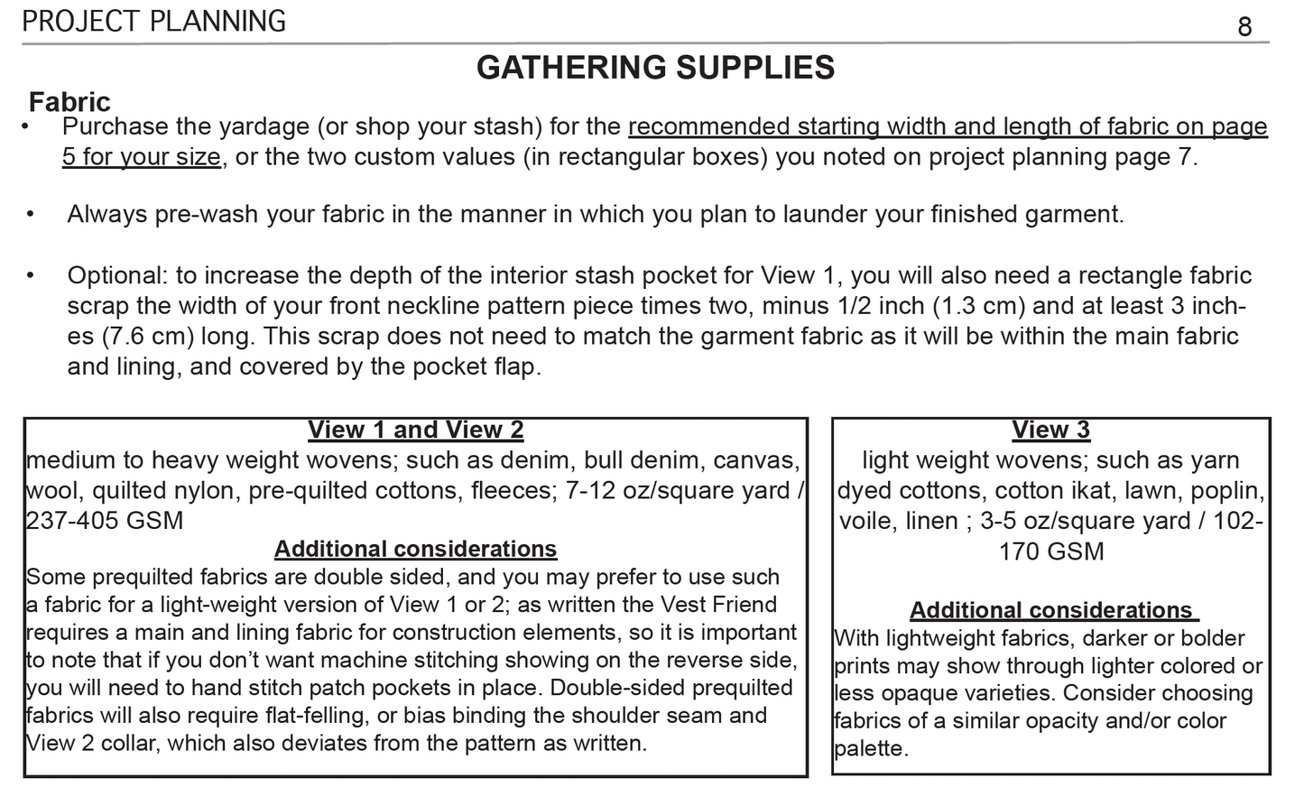 Vest Friend PDF Sewing Pattern
